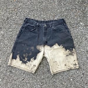 Bleach Dyed Wrangler Shorts